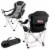 Mississippi State Bulldogs - Reclining Camp Chair Perspective: back