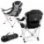 NC State Wolfpack - Reclining Camp Chair Perspective: back