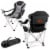 Oklahoma State Cowboys - Reclining Camp Chair Perspective: back