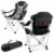 Oregon State Beavers - Reclining Camp Chair Perspective: back
