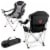 Stanford Cardinal - Reclining Camp Chair Perspective: back