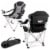 Virginia Tech Hokies - Reclining Camp Chair Perspective: back