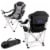 Washington Huskies - Reclining Camp Chair Perspective: back