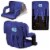 North Carolina Tar Heels Ventura Portable Reclining Stadium Seat - Navy Perspective: back