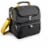 Pranzo Lunch Cooler Bag, Gray with Gold Accents Perspective: back