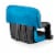Ventura Portable Reclining Stadium Seat, Gray with Vista Blue Accents Perspective: back