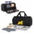 Michigan Wolverines - BBQ Kit Grill Set & Cooler Perspective: back