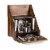 Detroit Lions - Madison Acacia Tabletop Bar Set Perspective: back