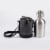 Insulated Growler Tote with 64 oz. Stainless Steel Growler, Gray Perspective: back