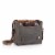 Adventure Wine Tote, Khaki Green with Brown Accents Perspective: back