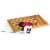 Disney Minnie Mouse - Icon Glass Top Cutting Board & Knife Set, Rubberwood & Bamboo Perspective: back