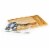 Star Wars R2-D2 - Icon Glass Top Cutting Board & Knife Set, Rubberwood & Bamboo Perspective: back