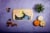 Disney Nightmare Before Christmas Jack & Sally - Billboard Glass Top Serving Tray, Rubberwood Perspective: back
