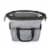 On The Go Lunch Cooler, Heathered Gray Perspective: back