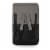 Ventura Portable Reclining Stadium Seat, Heathered Gray Perspective: back