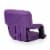 Ventura Portable Reclining Stadium Seat, Purple Perspective: back