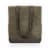 3 Bottle Insulated Wine Cooler Bag, Khaki Green with Beige Accents Perspective: back
