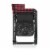 Disney Mickey Mouse - Outdoor Directors Folding Chair, Red & Black Buffalo Plaid Pattern Perspective: back