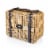 Disney Mickey Mouse - Champion Picnic Basket, Red & Black Buffalo Plaid Pattern Perspective: back