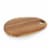 Pebble Shaped Acacia Serving Board 12" x 9", Natural Acacia Perspective: back