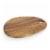 Pebble Shaped Acacia Serving Board 18" x 15", Natural Acacia Perspective: back