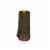 Malbec Insulated Canvas and Willow Wine Bottle Basket, Khaki Green with Beige Accents Perspective: back
