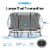 Springfree Trampoline Kids Outdoor Large Oval 8 x 13' Trampoline with Enclosure Perspective: back