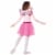 Pink Shiny Wings Youth Halloween Costume Accessory Perspective: back