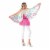 Light Up Unicorn Wings Adult Halloween Costume Accessory Perspective: back