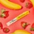 Pure Organic Strawberry Banana Layered Fruit Bars Perspective: back
