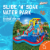 Banzai Slide N Soak Splash Park Inflatable Outdoor Kids Water Park Play Center Perspective: back