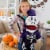 Northlight 24 Purple and Black Skeleton Unisex Child Halloween Trick or Treat Bag Costume Perspective: back