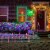 Northlight Lighted Candy Cane Outdoor Christmas Pathway Markers - 13.5' White Wire - Set of Perspective: back
