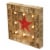Northlight 14  Pre-Lit Brown and Red LED Advent Calendar Christmas Wall Decor Perspective: back