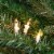 Northlight 100-Count Clear Mini Christmas Light Set, 20.25ft White Wire Perspective: back