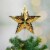 Northlight 8.5 Lighted Gold and White Star Cut-Out Design Christmas Tree Topper - Clear Perspective: back