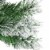 Northlight 22 Flocked Pine Full Artificial Christmas Tree in Burlap Base - Unlit Perspective: back