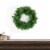 Northlight Canadian Pine Mini Artificial Christmas Wreath, 12-Inch, Unlit Perspective: back