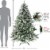 Northlight Medium Flocked Angel Pine Artificial Christmas Tree - 6' - Unlit Perspective: back