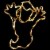 Northlight 15 Lighted Ghost Halloween Double Sided Window Silhouette Decoration Perspective: back