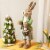 Northlight 20.25 Easter Bunny Rabbit Spring Figure with Egg Basket Perspective: back