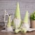 Northlight 7.5  Lime Green and White Striped Hat Spring Gnome Perspective: back