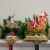 Northlight Set of 2 Gold Santa and Reindeer Glittered Christmas Stocking Holders 9.5” Perspective: back