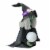 Northlight 26 Pre-Lit Sitting Fortune Witch with Magic Ball Halloween Decoration Perspective: back