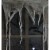 Northlight 41 Pre-Lit Black and Gray Ghostly Window with Tattered Curtain Halloween Decor Perspective: back
