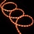 Northlight 18' Red and White Striped Candy Cane Outdoor Christmas Rope Lights Perspective: back
