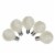 Northlight 10ct Pearl White G50 Globe Replacement Bulbs Perspective: back