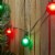 Northlight 15-Count Red and Green G50 Globe Christmas Light Set, 13.5 ft Green Wire Perspective: back