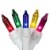 Northlight 50-Count Red and Green Mini Icicle Christmas Light Set - 6ft White Wire Perspective: back