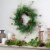 Northlight 28  Long Needle and Pine Cones Artificial Christmas Wreath - Unlit Perspective: back